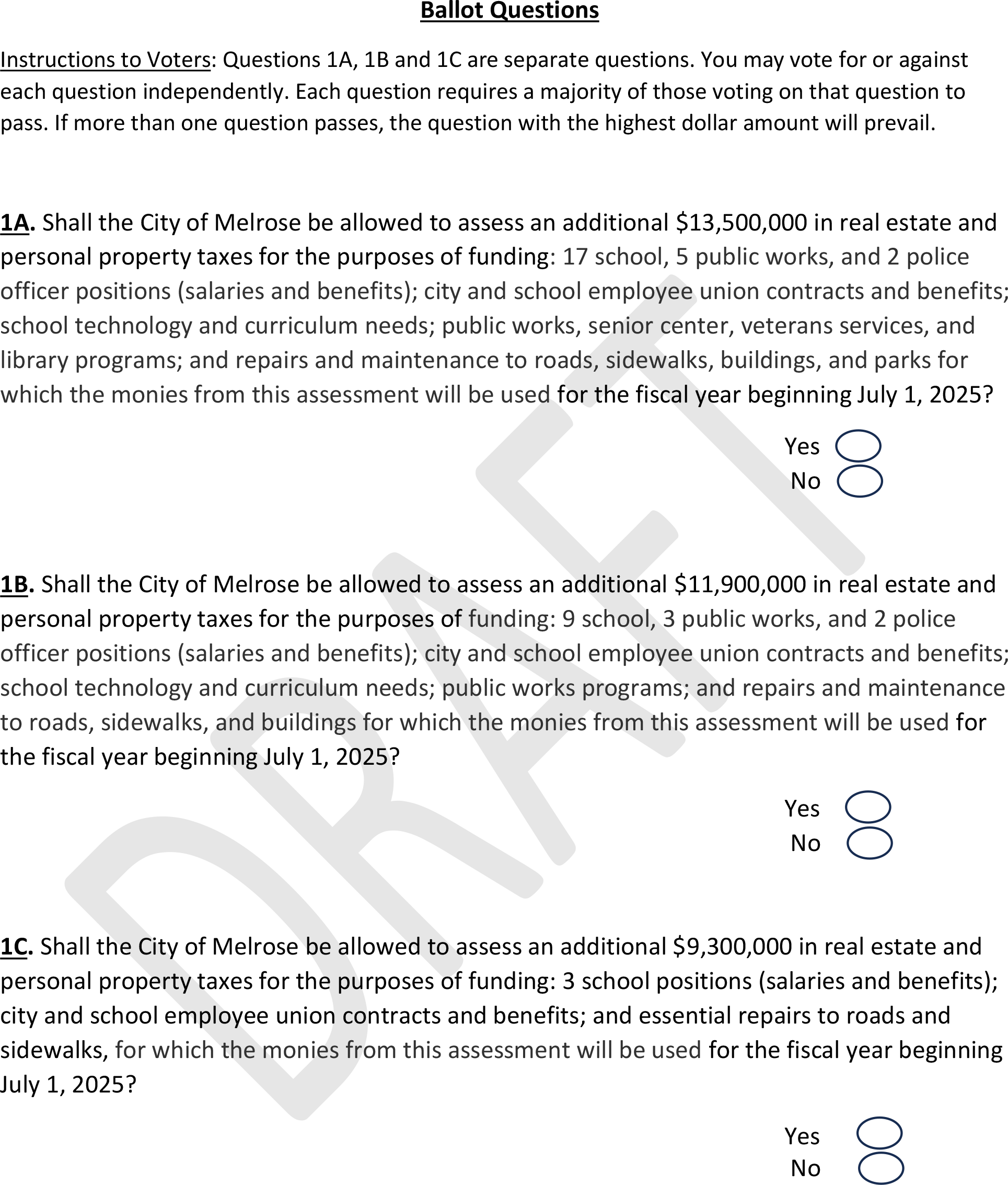 override proposal